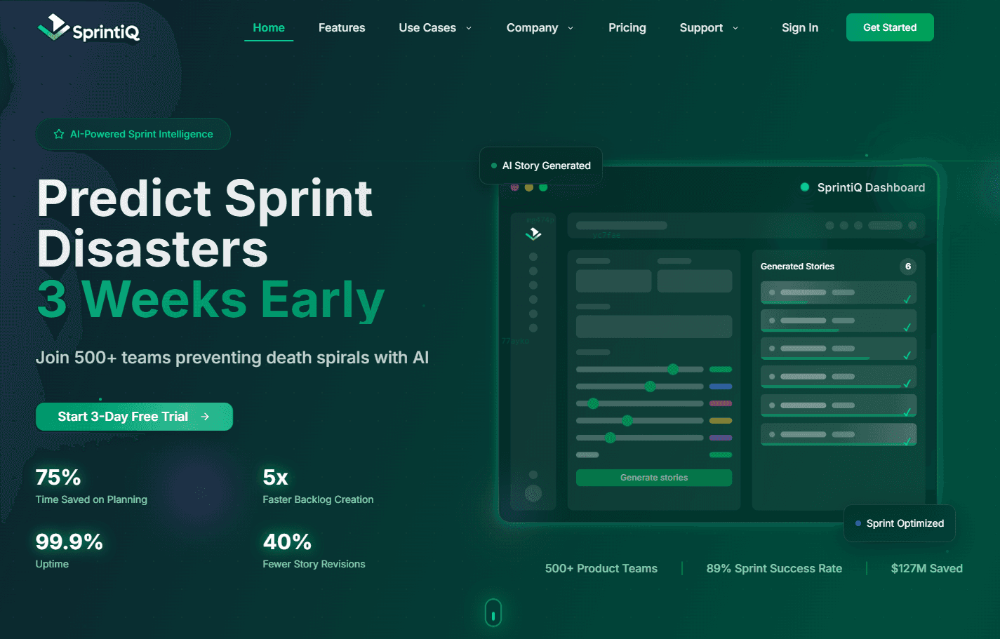 Sprintiq | AI-Powered Sprint Planning Saas App